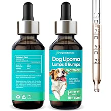 Lipoma Treatment for Dogs, Buddy Guard for Dog Lumps, with Castor Oil and Mushroom Extract, Skin Wellness Formula, Supports Daily Vitality