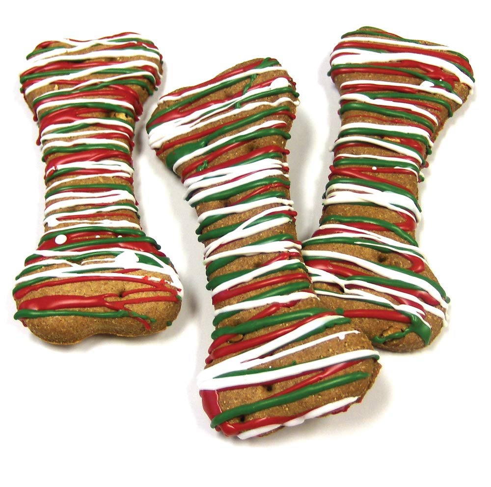 Claudia's Canine Bakery Holiday Celebration Bone Dog Treats- Pack of 12