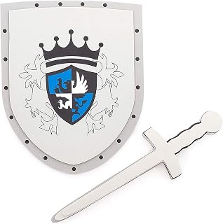 Foam Pretend Play Toy Shield & Sword Set (Blue Knight)
