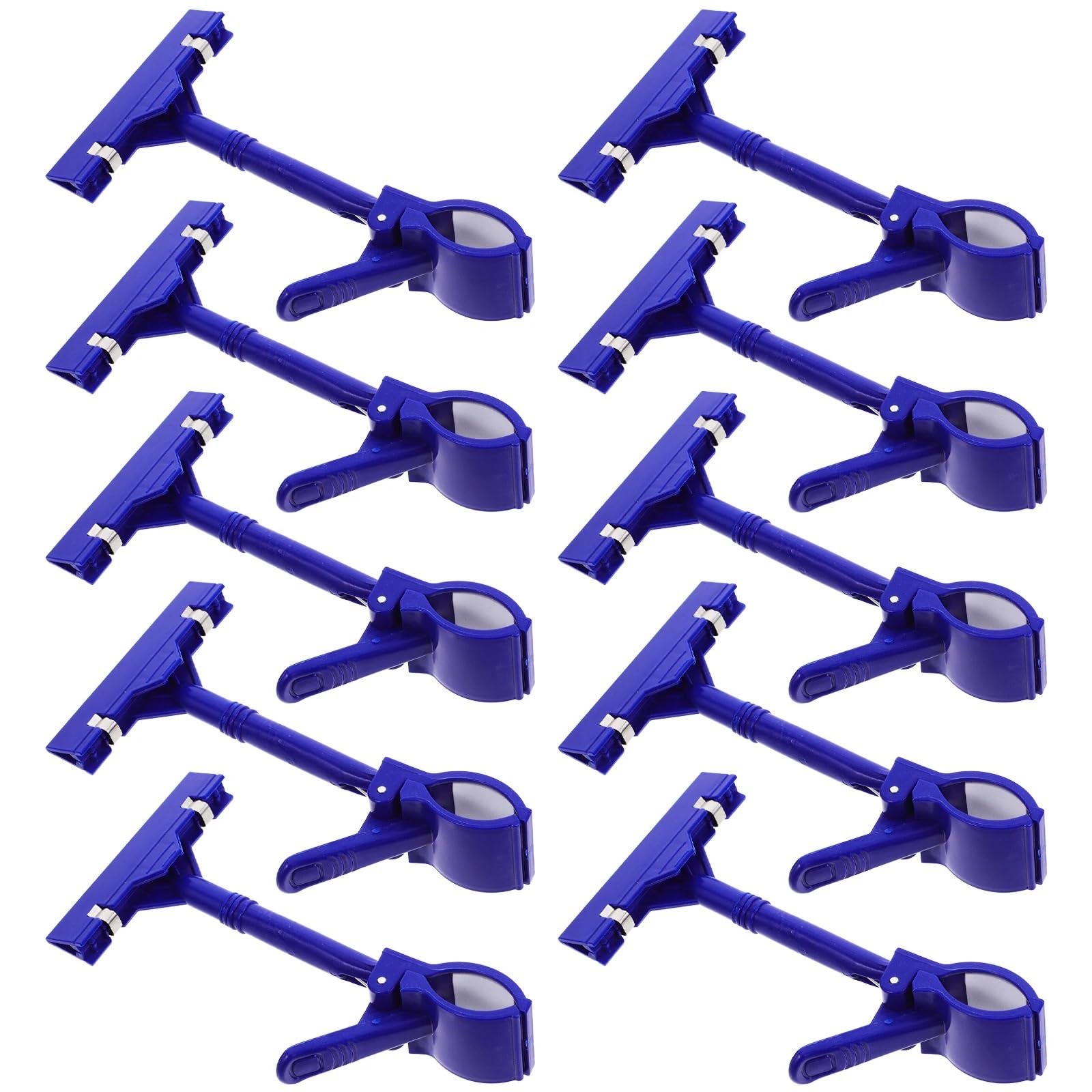 Vaeltor 16/25 Pack Advertising Tag Clamps, Multifunctional Display Holders for Retail Racks