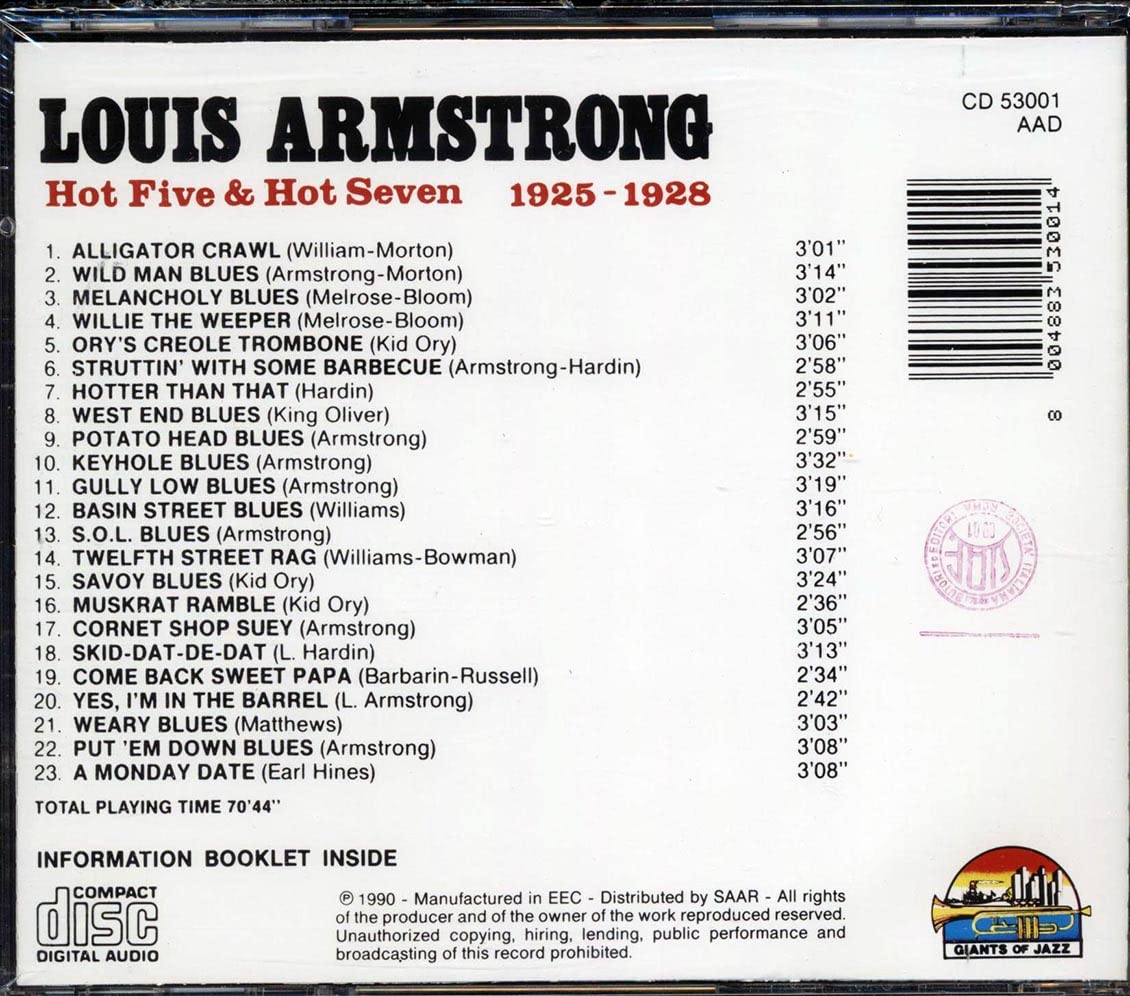 Hot Five & Hot Seven 1925-1928