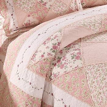 Amazon｜キルティングベッドスプレッド ダブルキングサイズベッド