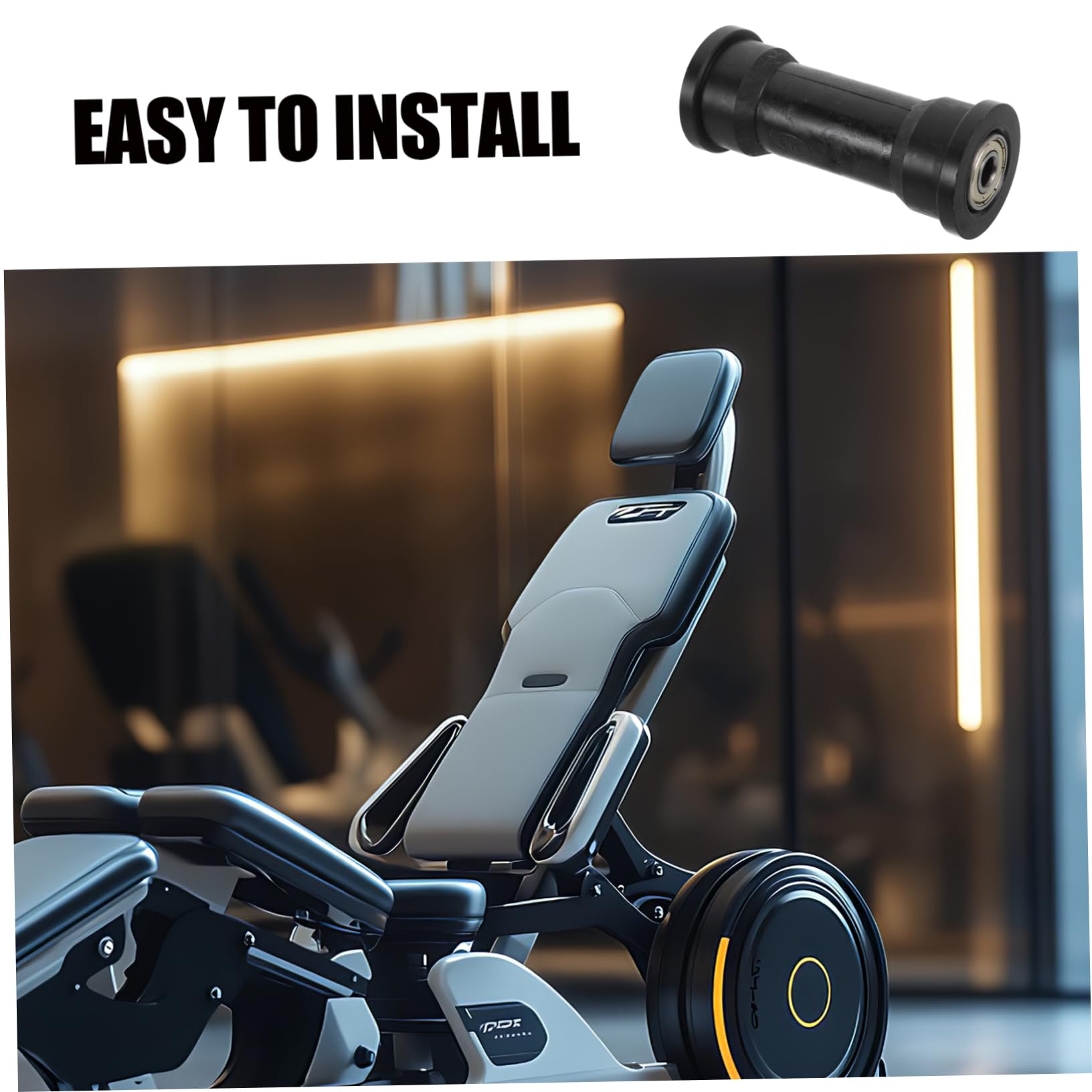 Toddmomy Pièces Détachées pour Rameur Poulie Dexercice Roulements pour Équipement De Fitness Poulie Robuste