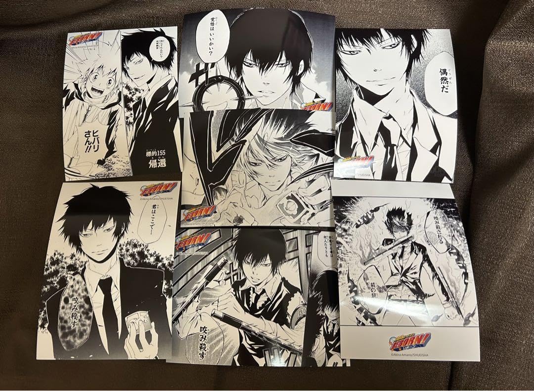 家庭教師ヒットマンリボーン 上海限定 プリントブロマイド 沢田綱吉×5