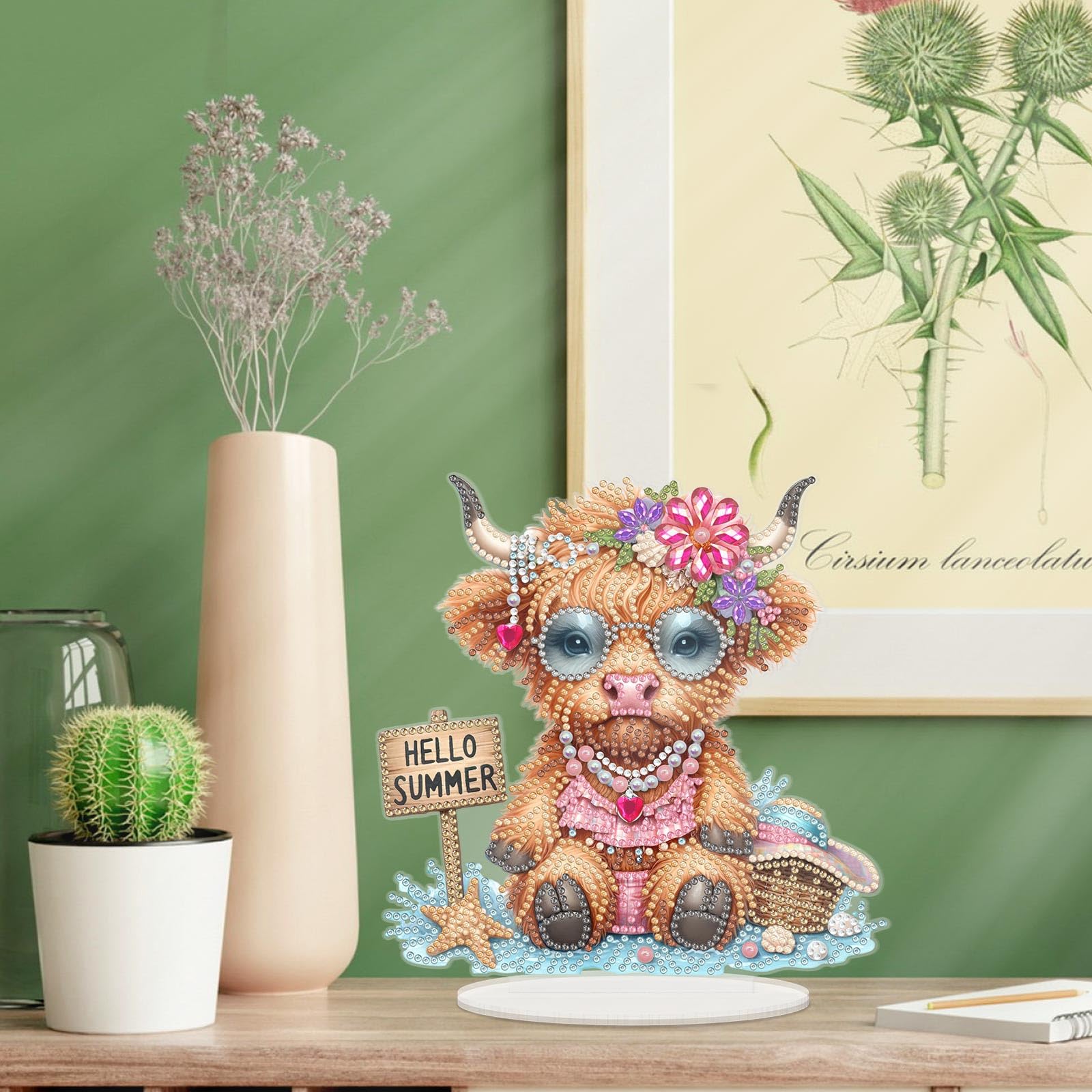 Acrylique - Décoration De Table - Peinture Diamant Debout