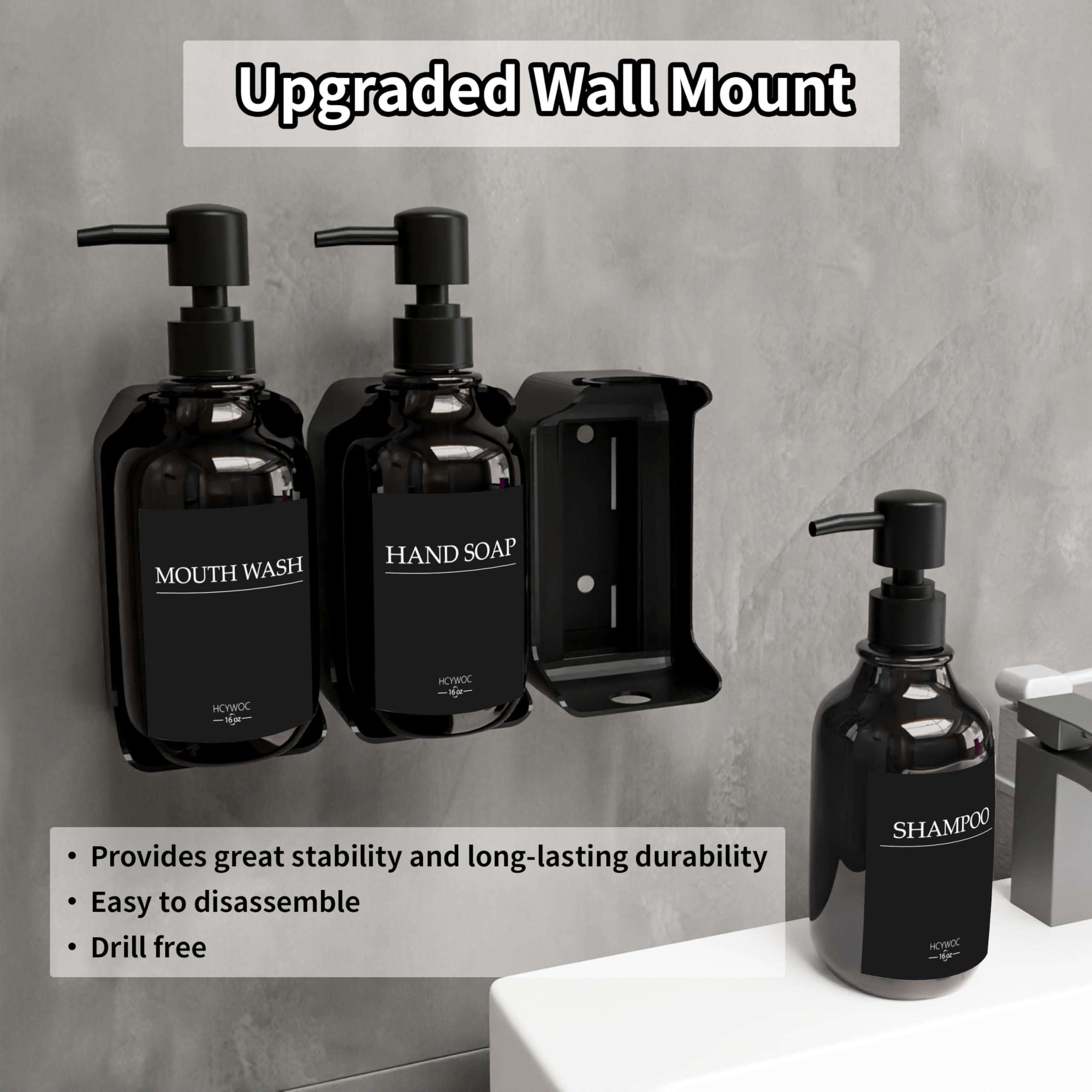 Dispenser Per Shampoo E Balsamo, Dispenser Di Sapone Da Doccia