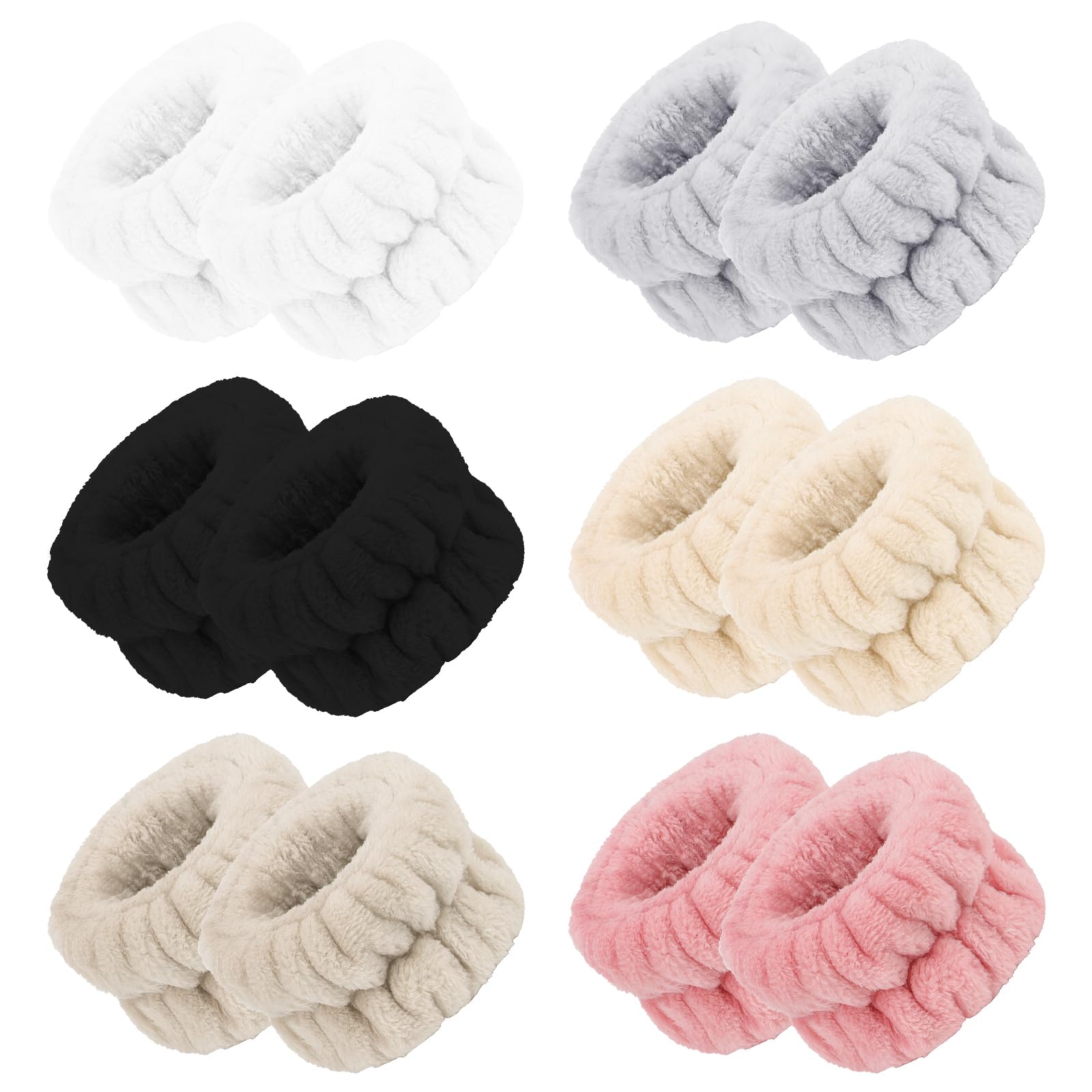 Amazon.com : WHAVEL 6 Pairs Wrist Towels for Face Washing 