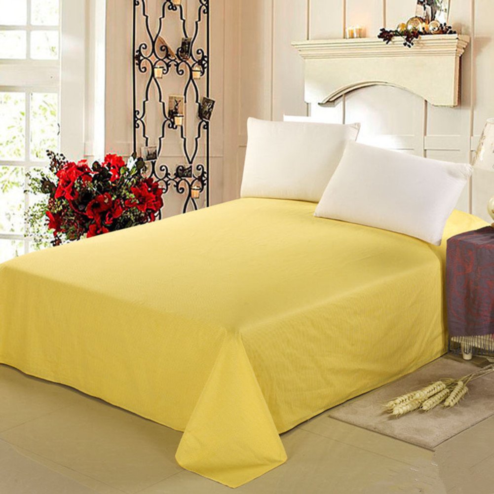 Drap en coton 240x265cm idéal pour sublimer vos nuits en lits jumeaux