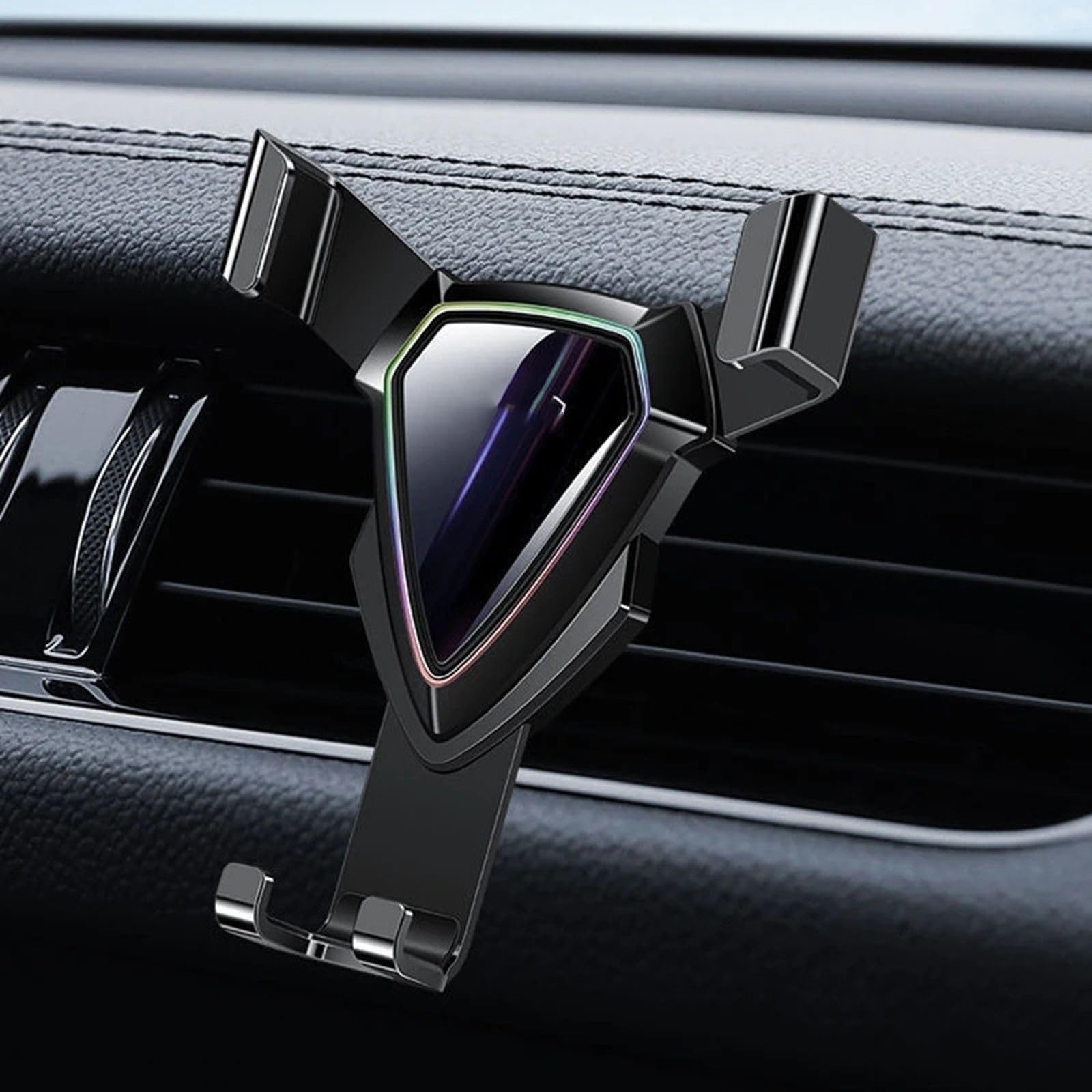 Supporto da Auto per Telefono Presa d'Aria Clip Mount Mobile Cell Stand Supporto GPS per Smartphone, Adatto per iPhone Xiaomi Samsung