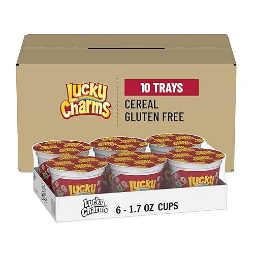 Lucky Charms Taza de cereales, 2 onzas (paquete de 60)