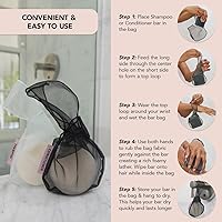 Vista 4 de Kitsch Bolsa de barra de jabón de belleza sin botella, Negro