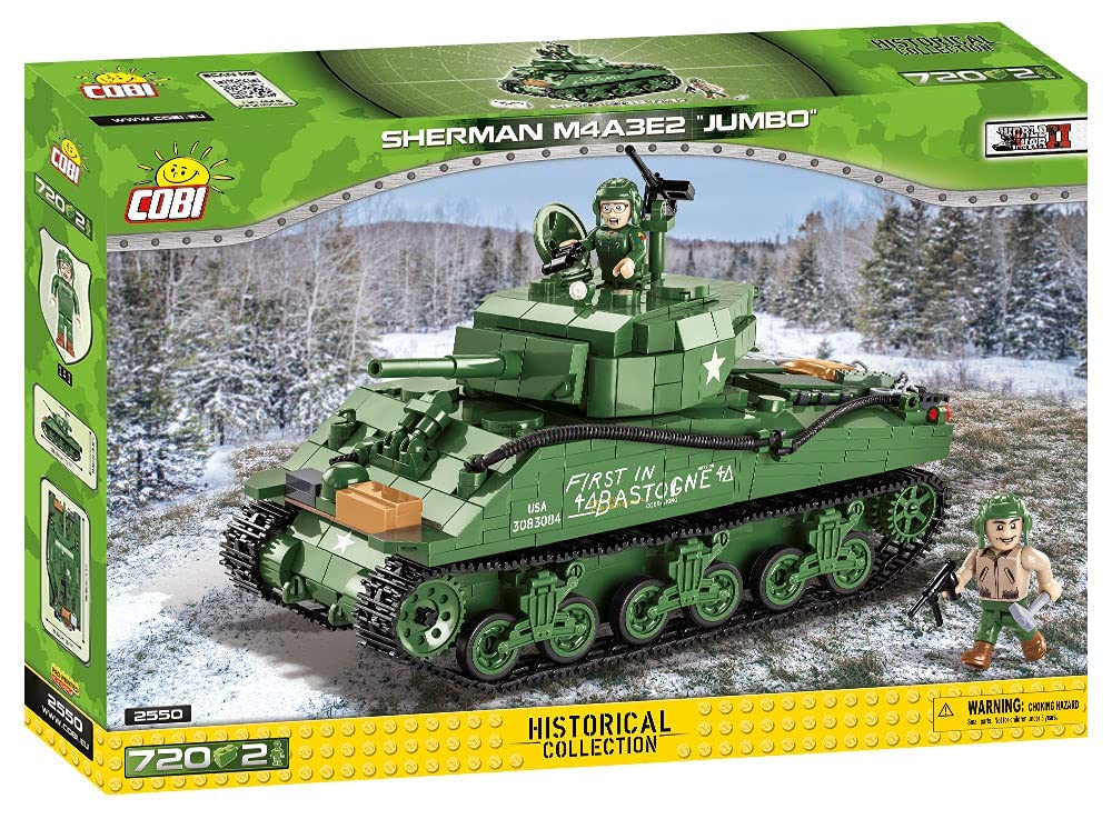 brickmania アメリカ軍シャーマンジャンボ戦車＋minifigco戦車兵