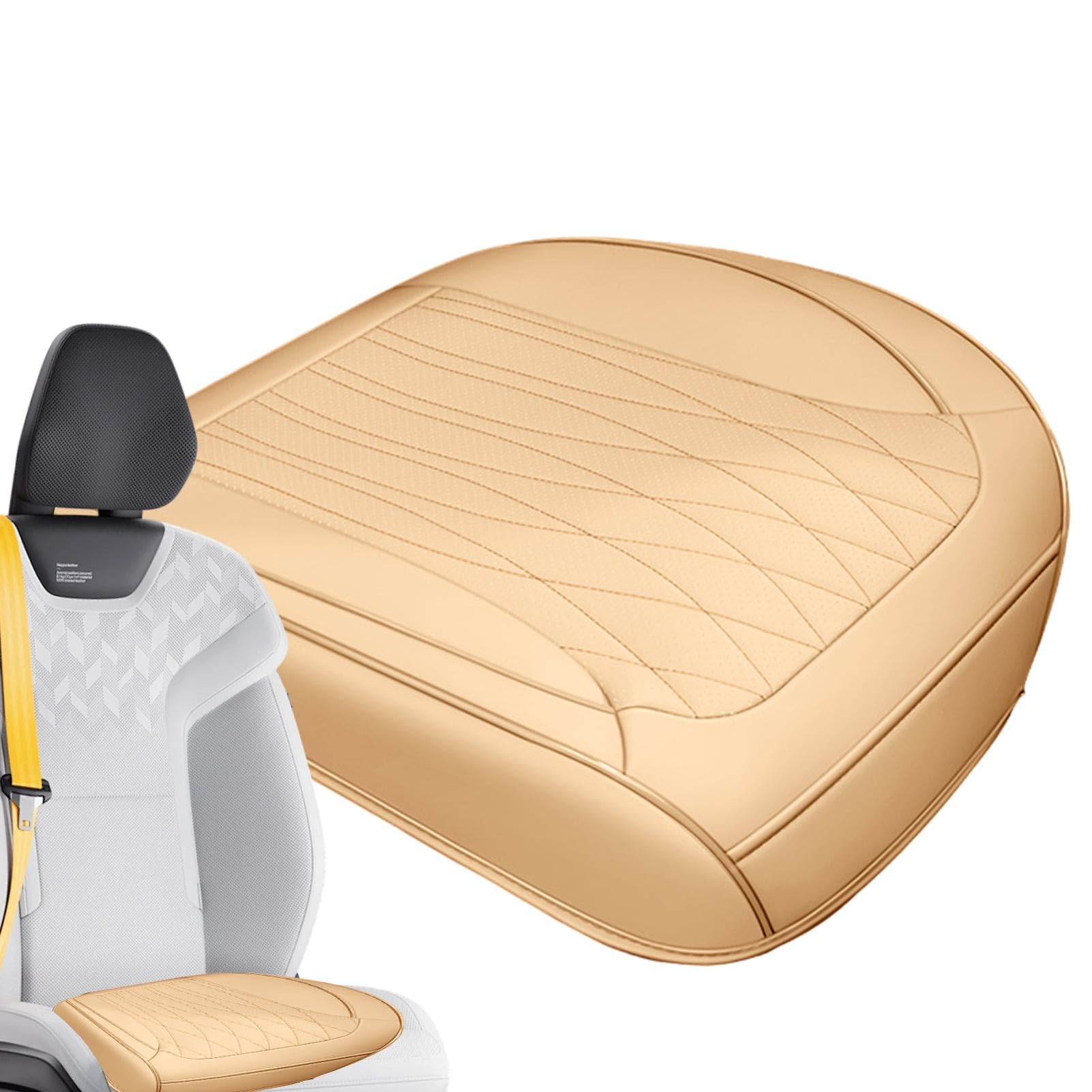 Z Autostoelkussen Zonder Rugleuning Vier Seizoenen Universeel Antislip Ademend Kussen X (Color : Orange