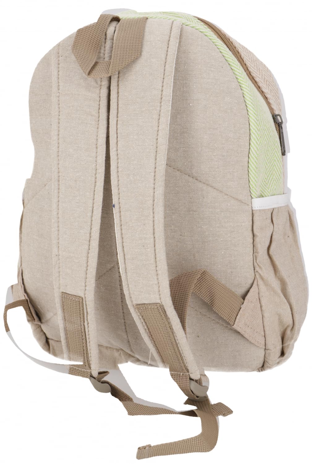 GURU-SHOP Zaino in Canapa Etno, Borsa da Palestra, Borsa Sportiva - Azzurro, Unisex - Adulti, 40x33 cm, Zaini e Borsa Sportiva