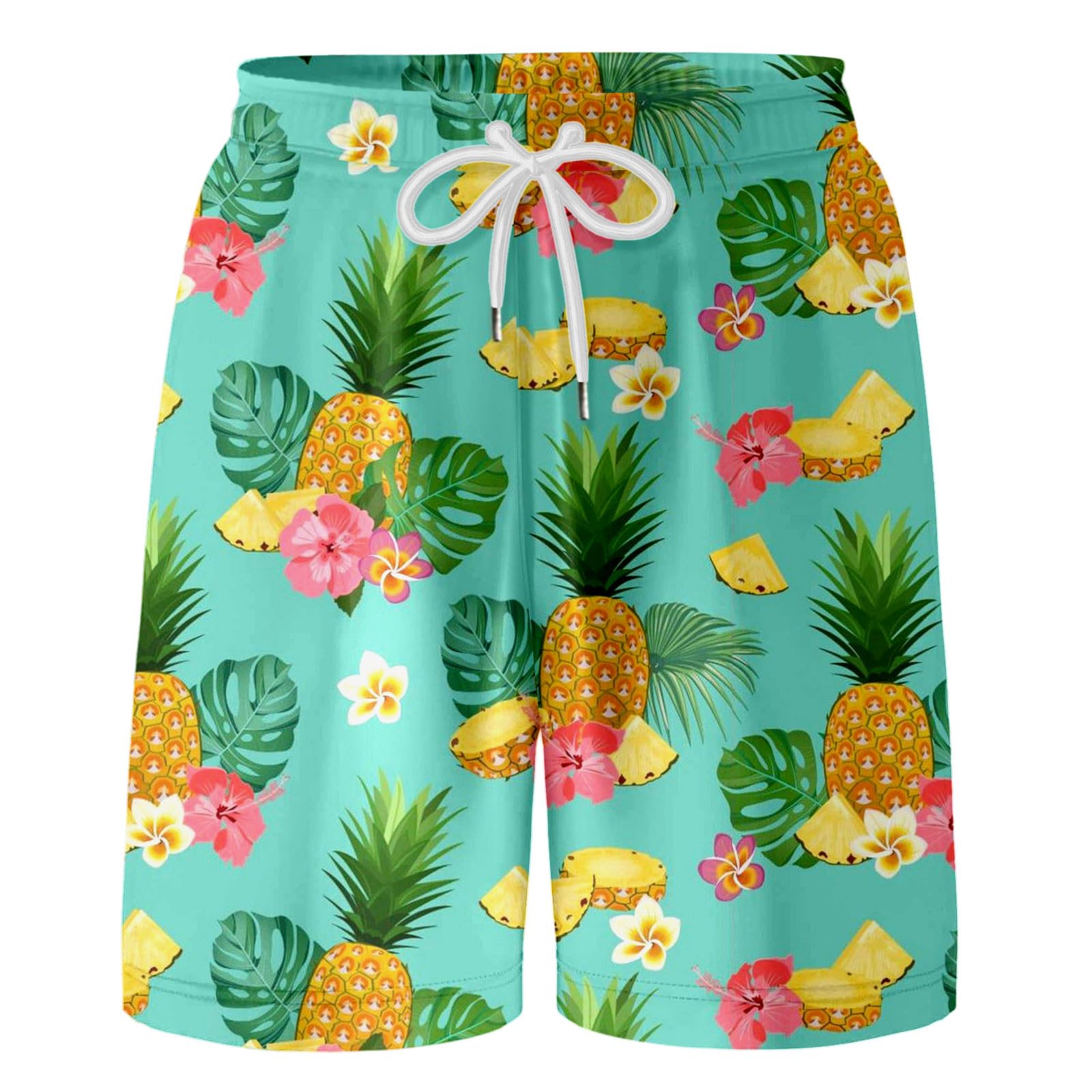 Pantalones cortos florales de verano para niños y niñas en estilo informal de playa 8