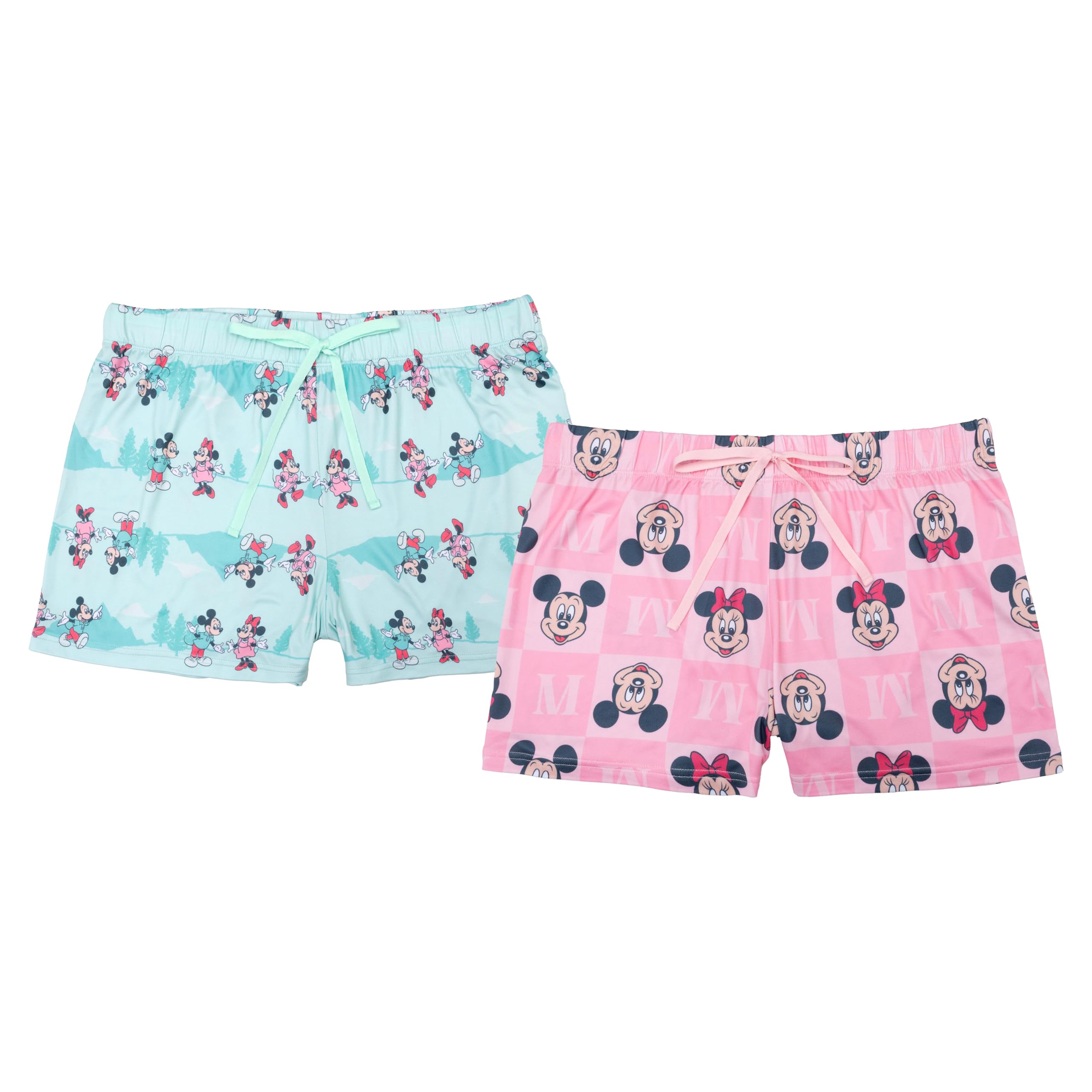 disney Women's 2-pack Pajama Shorts, Lounge Shorts With Drawstring, Ultra-soft & Comfortable-picture-30