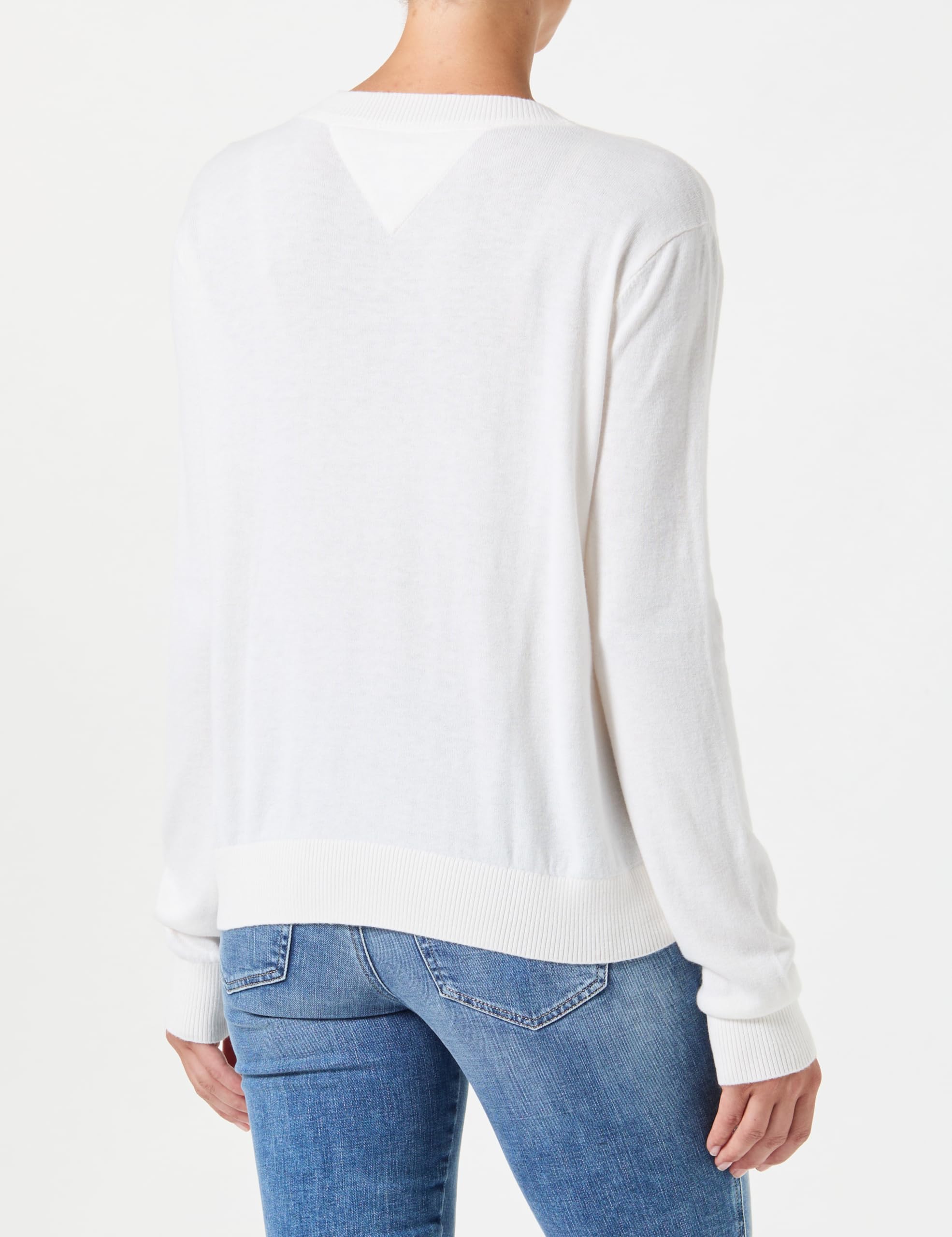 Tommy Jeans Pull Femme Essential avec Col en V