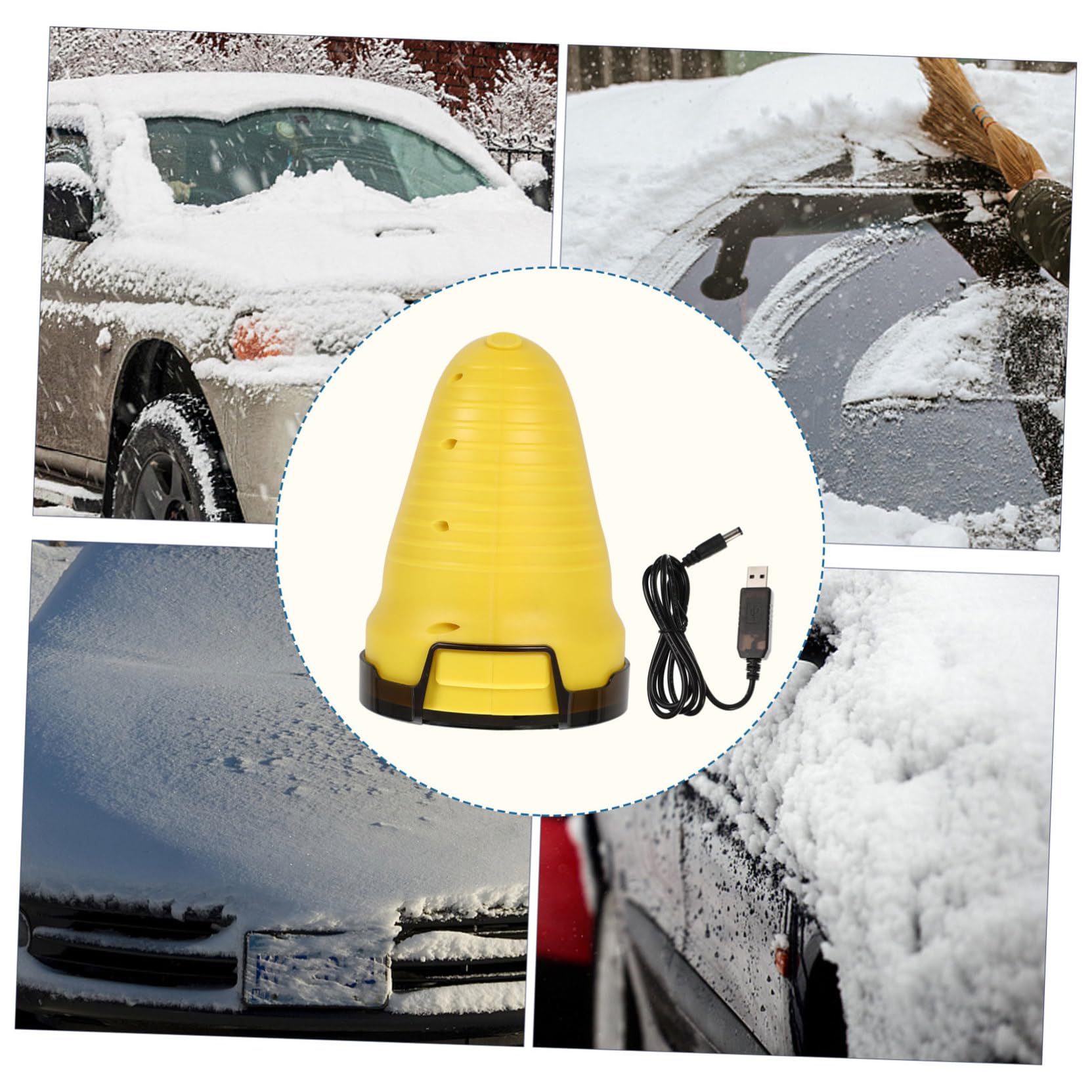MAGICLULU Raschietto Ghiaccio Auto in Multifunzione Strumento Sicuro e Durevole per Rimuovere Neve e Ghiaccio da Parabrezza Protettivo e Facile da Usare per Pulizia Vetro Auto Invernale
