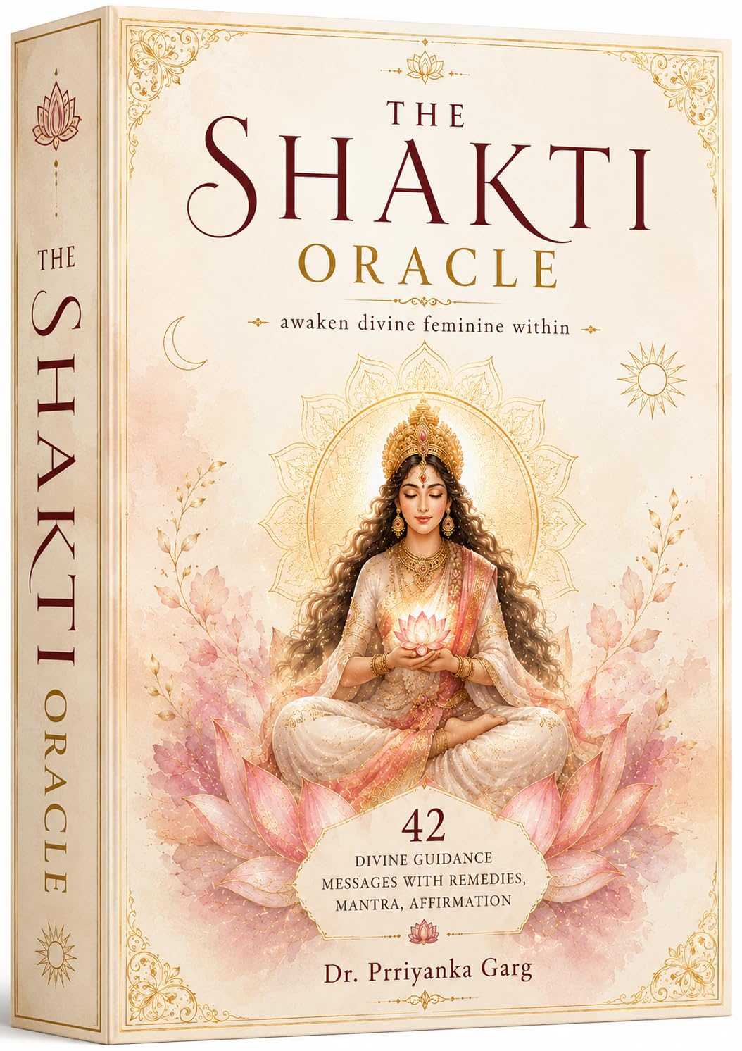 Tarot Shakti Oracle- 42 Full Colored Thick Cards, Messages from Goddess from her Life situations, Free Guidebook-image-15