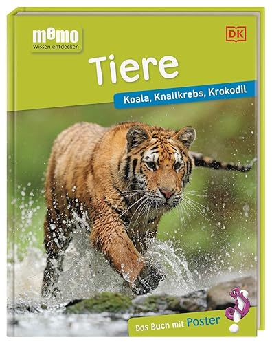 memo Wissen entdecken. Tiere: Koala, Knallkrebs, Krokodil. Das Buch mit Poster!
