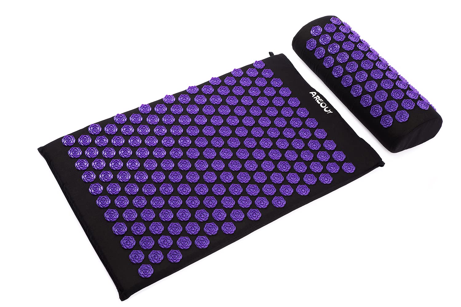 TPE + esponja acupuntura acupuntura alivio del dolor almohadilla de masaje acupuntura esterilla de yoga + juego de almohadas
