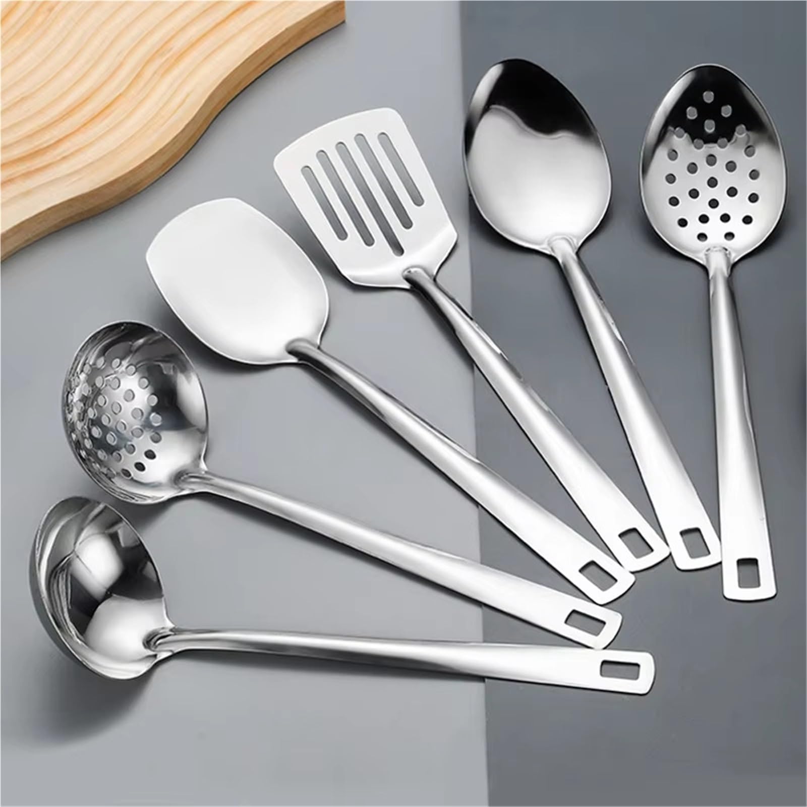 3er-Set (6 Stück) Edelstahl-Spatel-Set Für Küchen Und Schränke