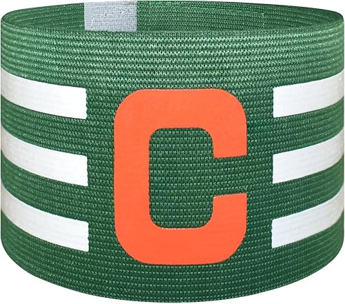 Miniatura 8 de Brazalete deportivo de capitán C para entrenamiento de equipo, unisex, elástico, para capitán de fútbol, ajustable, para jugadores de fútbol al aire