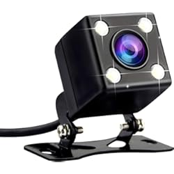 Camara Marcha Atras Renault Megane 4 Cámara de visión Trasera de Coche 170 ° ángulo 4 LED cámara de Aparcamiento de visión Nocturna cámara de visión Trasera de Coche (4 LED)