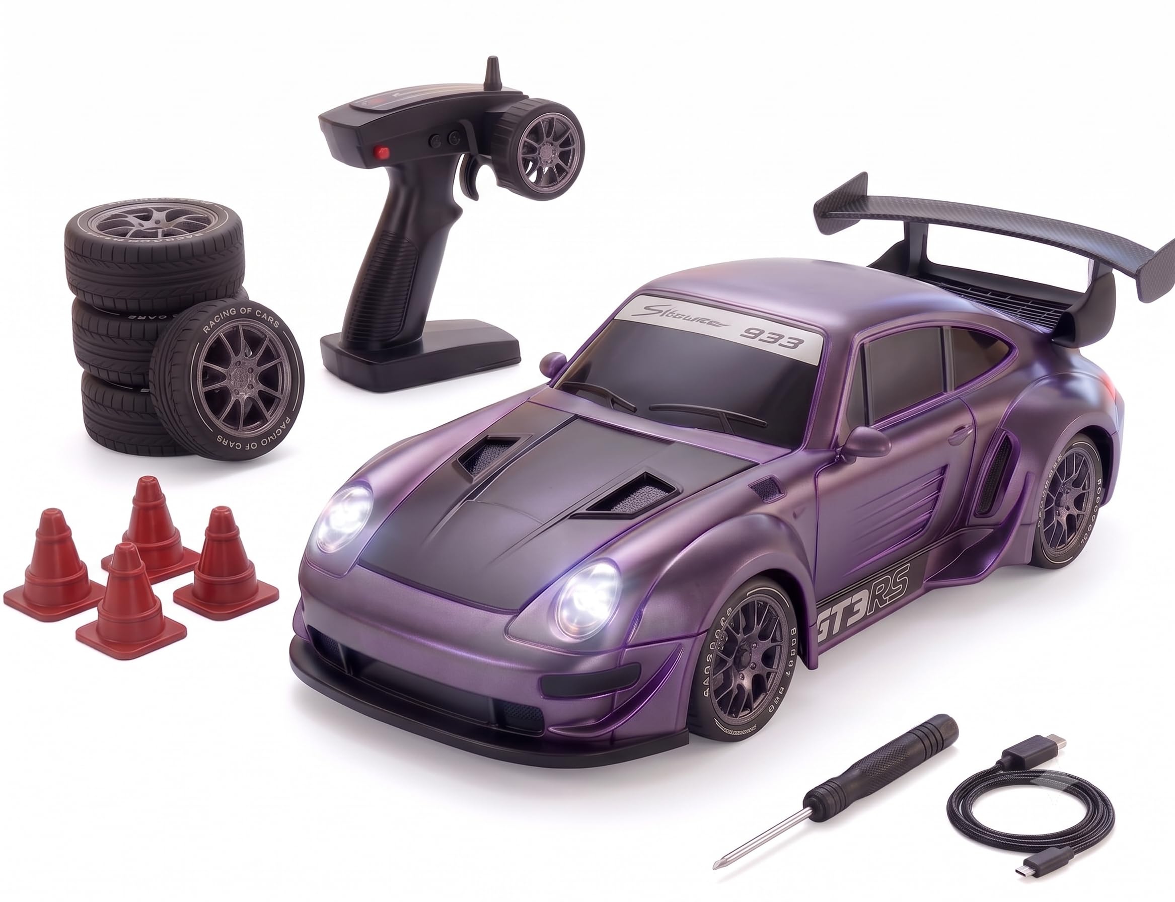 Jack Royal Tokyo Drift 911 1:20 Scale Drift Car Black