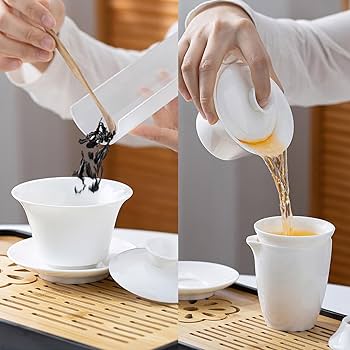 Amazon.co.jp: REOWONU 中国茶セット、功福茶セット、カンフーティー