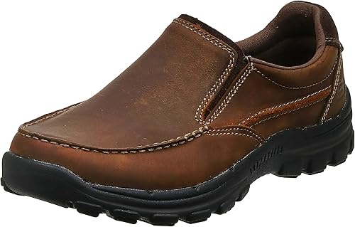 skechers brown dress shoes