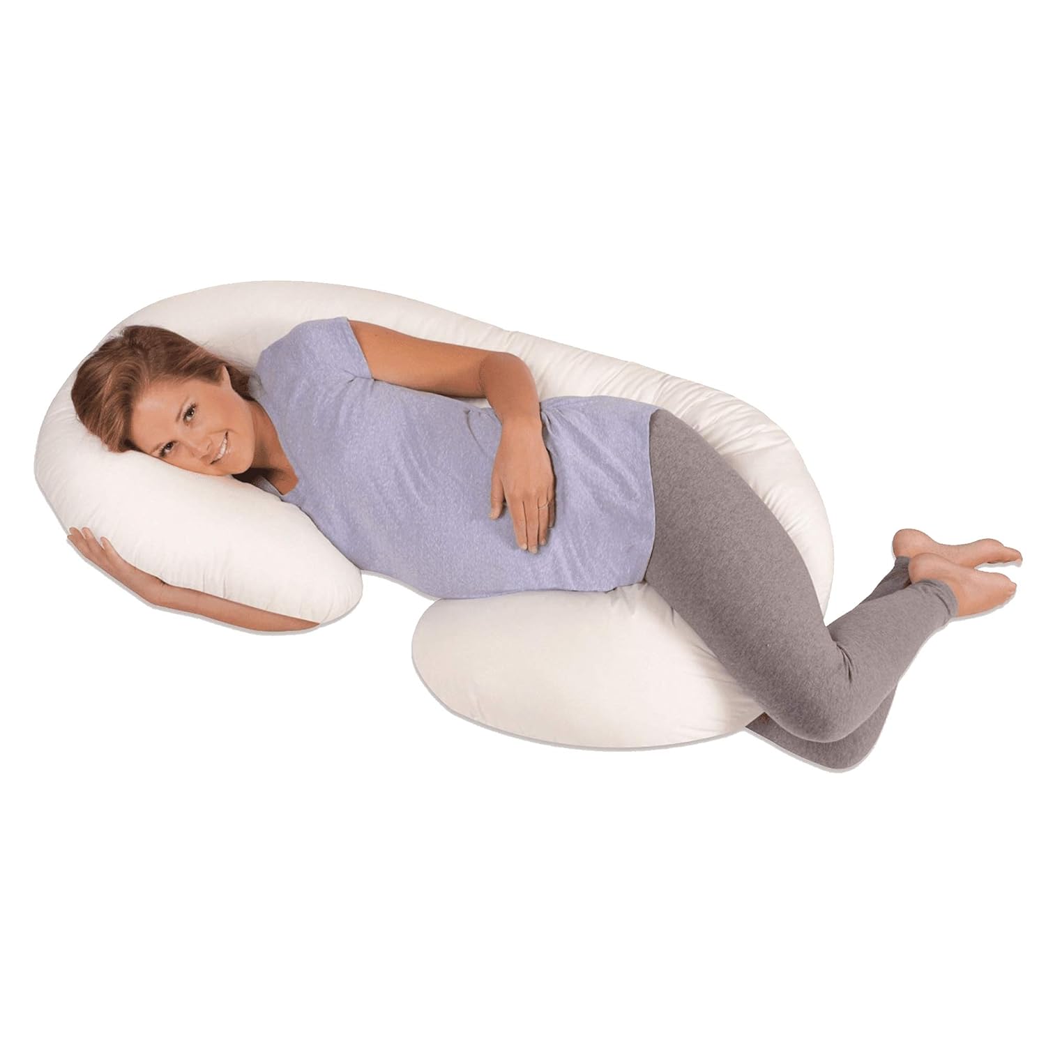 SC Decor Comfortable C Shape Pregnancy Pillow/Maternity Body Pillow for