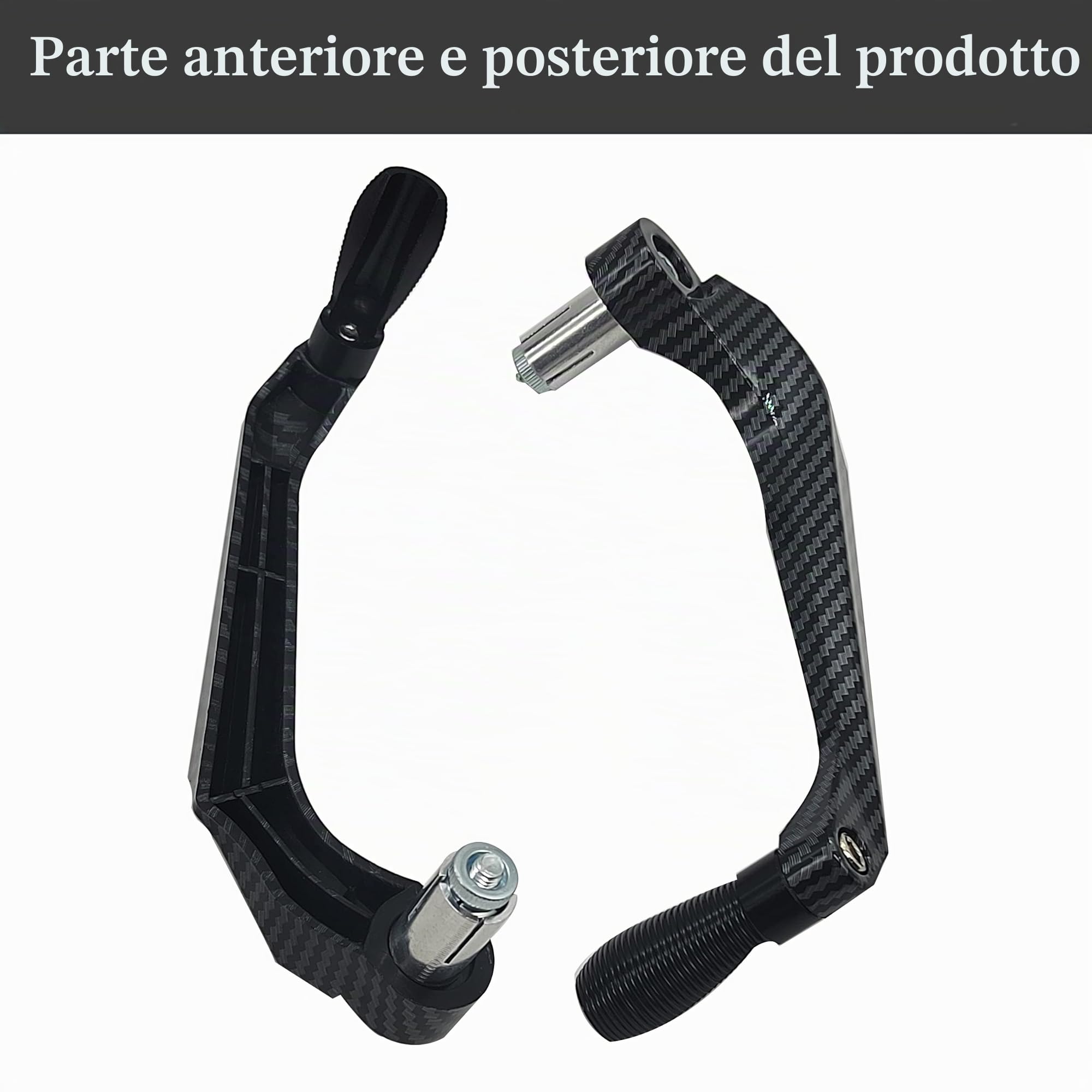 Heart Horse Paraleve Moto, Protezione Universale CNC per Manubrio, Leva Freno Frizione in Alluminio per Moto, Scooter, Auto Elettriche, Mountain Bike - 7/8 in 22mm