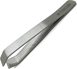 Tweezer 8.5cm Straight Broad End Stainless Steel Premium Instruments