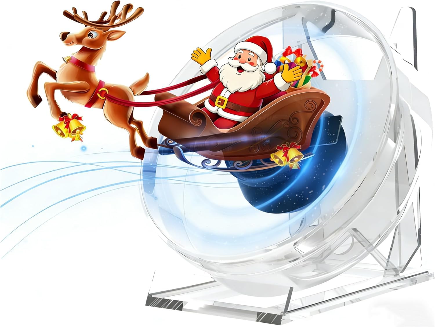 HAVisikr 3D Hologram Fan, 4.72in Hologram Fan Projector with WiFi - Suitable for Events,party,Festivals and Home Decoration - Lots of 3d Materials for Free (12CM 4GB)-picture-33