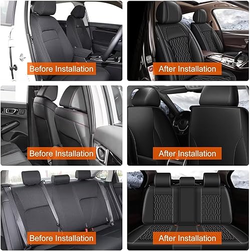 Miniatura 7 de AOMSAZTO Funda de asiento de coche personalizada para Chevrolet Cruze 2011 2012 2013 2014 2015 2016 2017 2018 2019 protector de cojín de asiento de