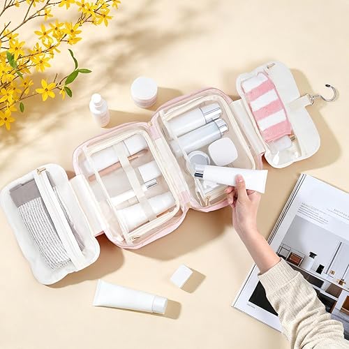 Miniatura 7 de YOOLIFE Neceser para niños, bolsa de maquillaje con iniciales para niñas adolescentes, regalos de cumpleaños para niñas de 7, 8, 9, 10, 11, 12, 13,