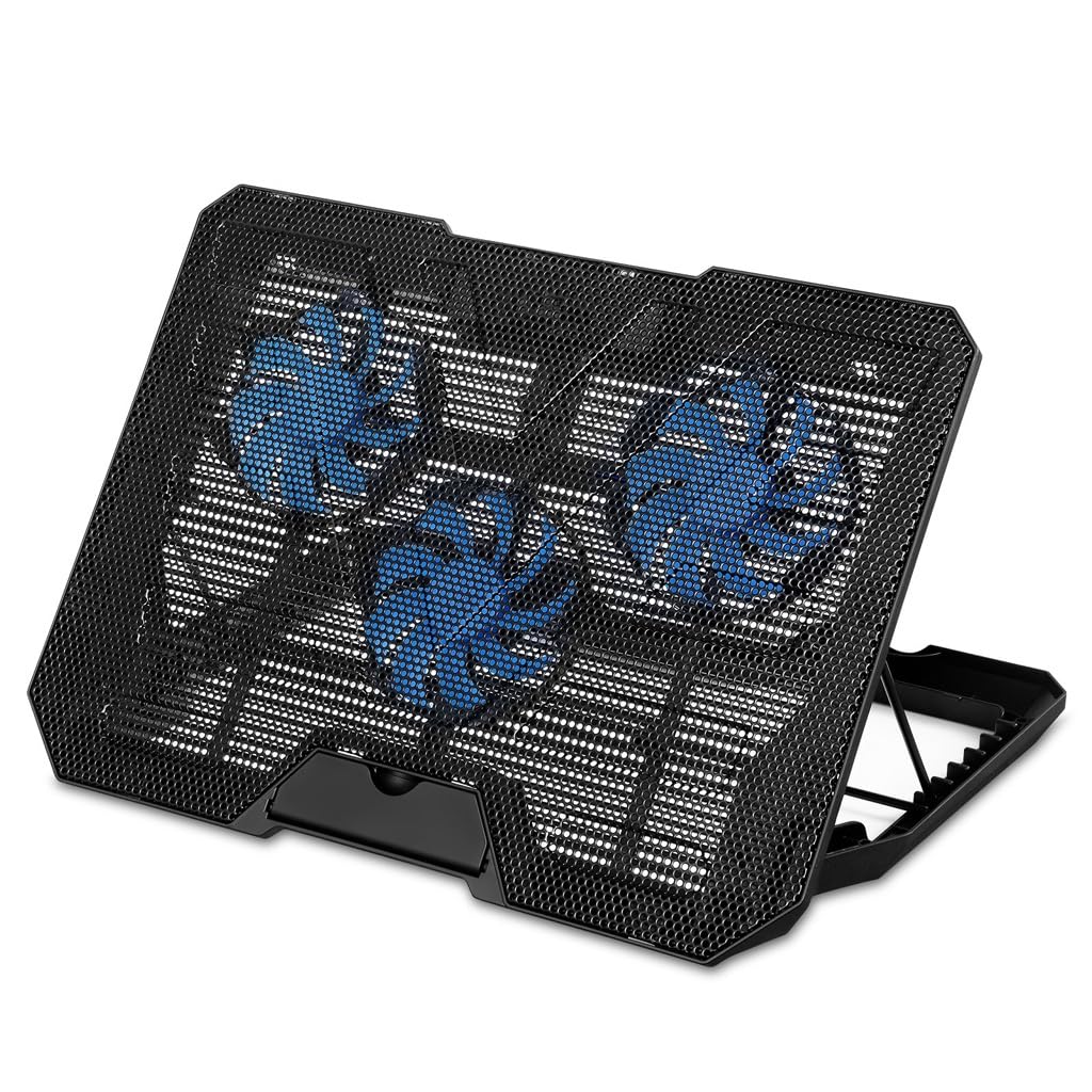 Base de refroidissement PC à 3 ventilateurs et support élévateur silencieux - 6