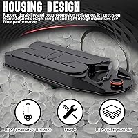 Vista 3 de WEILEITE Filtro CCV 6.7 Cummins para respiradero de cárter de diésel, compatible con Dodge Ram 2500 3500 4500 5500 2008 2009 2010 2011 2012 2013