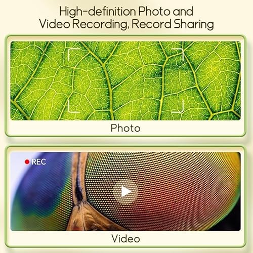 image for Kids Microscope - Ashfly 1000X Portable Microscope for Kids, Photo & V