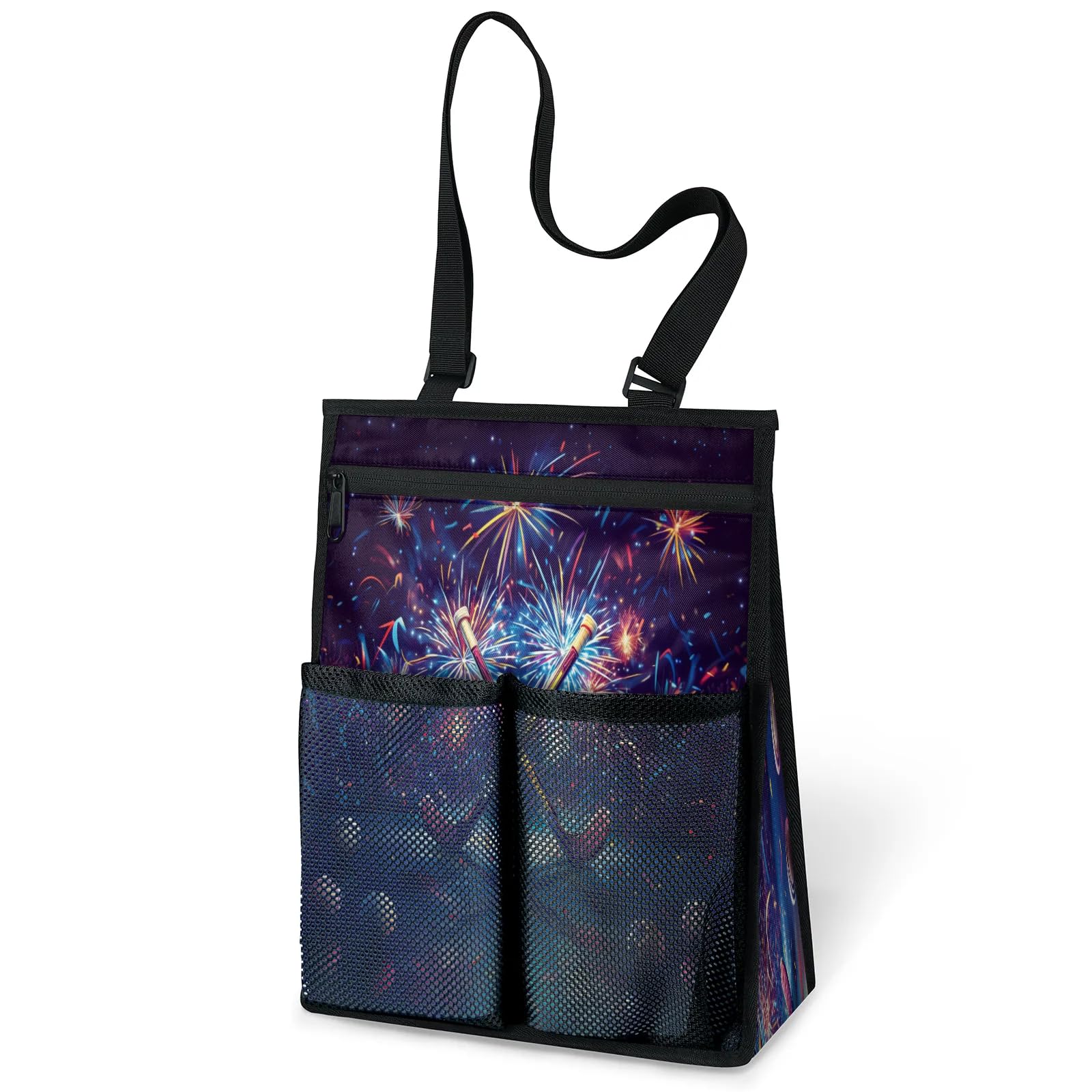 Ourtheme Hockey Sports Portable Shower Bag for Travel Gym Camp Beach Tote Shower Caddy Bags Hanging Toiletry Organizer