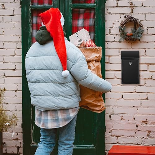 Miniatura 6 de Caja de donación de metal para colección, caja de sugerencias segura con ranura y cerradura, impermeable, para montaje en pared, contenedor de
