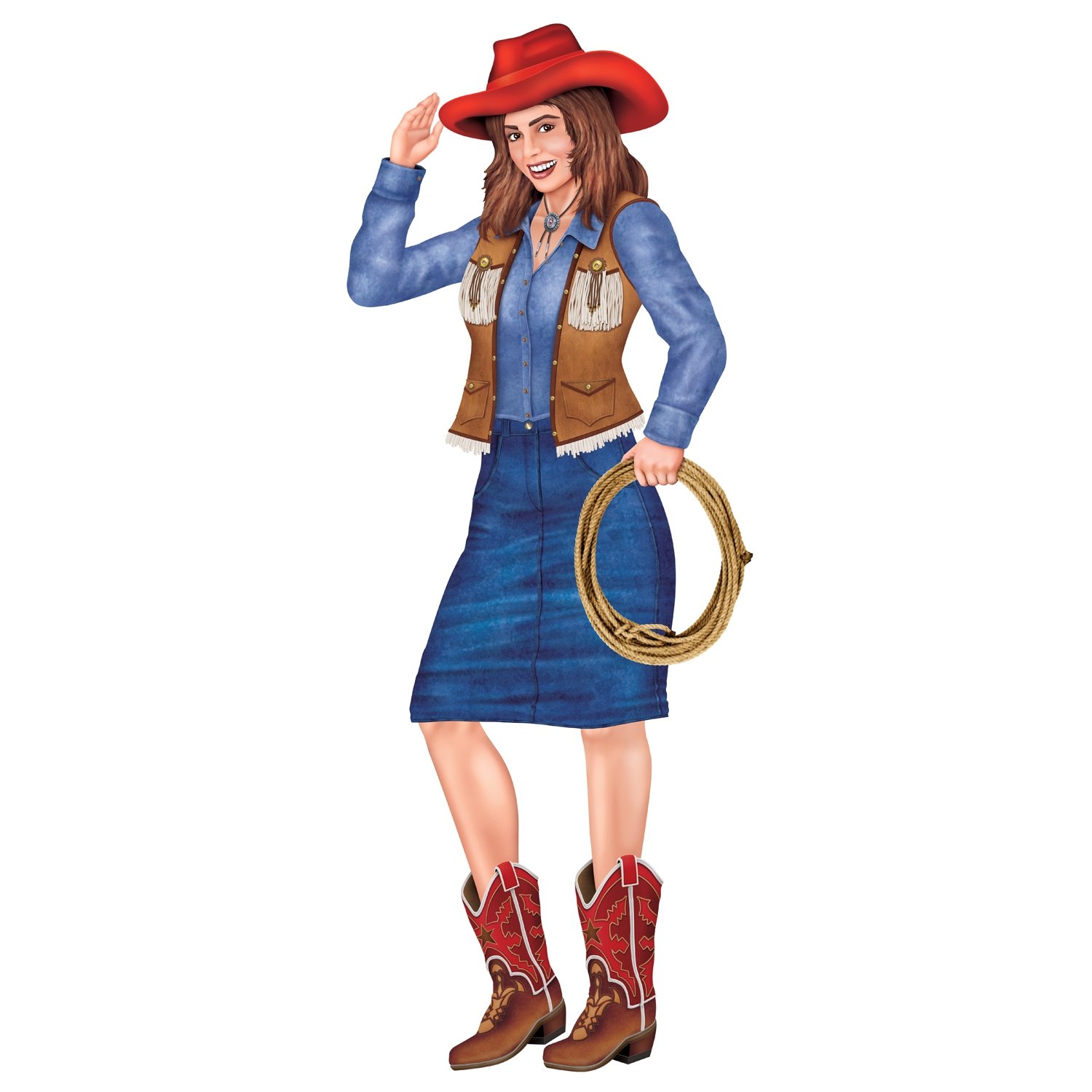 Pot articulé Cowgirl léopard sur votre table de salon chic