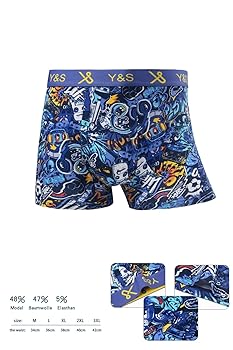 Herren Boxershorts 4er Pack – 92% Baumwolle, 8% E Produktbild-Vorschau 2