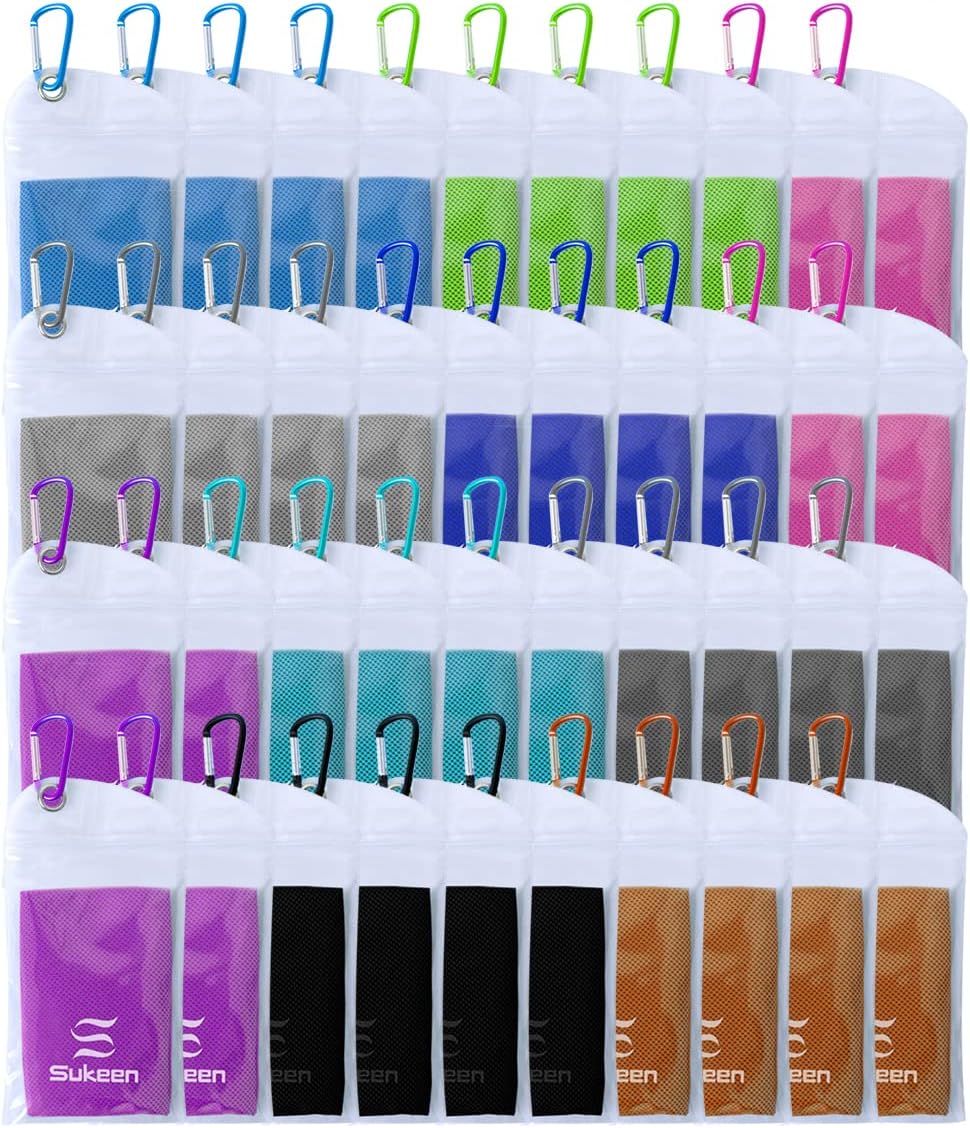 Sukeen Cooling Towel for Neck and Face (40"x12"),Microfiber