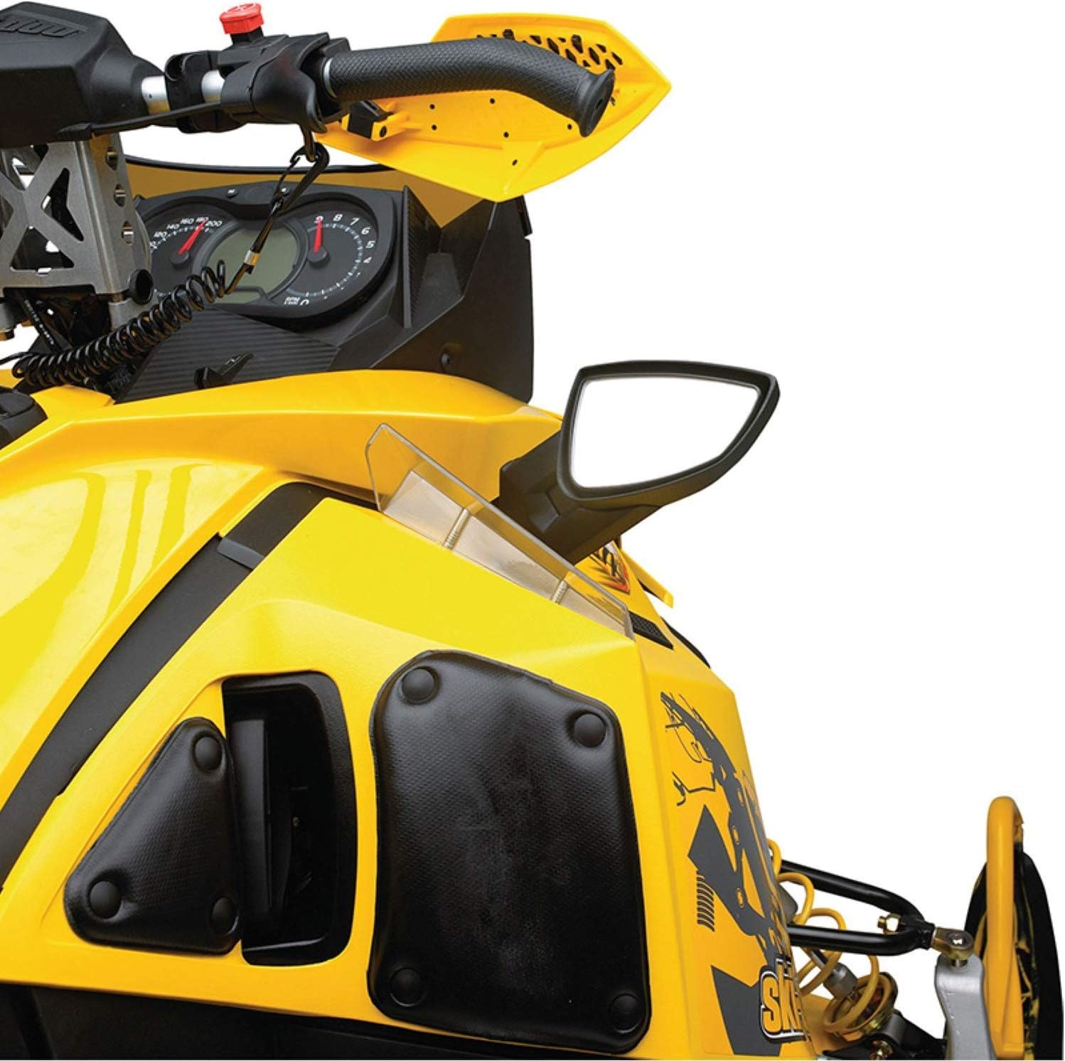 Amazon SkiDoo ミラーキット (ブラック) (REVXP, XR, XU Tundra) 860200693 ミラー 車＆バイク