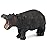 FUNSHOWCASE African Jungle Animals Young Hippo Hippopotamus Calf Toy Figure Realistic Plastic Figurine Height 1.3