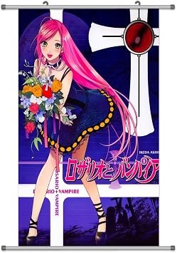 A Wide Variety of Rosario to Vampire Anime Characters Wall Scroll Hanging Decor Akashiya Moka 3