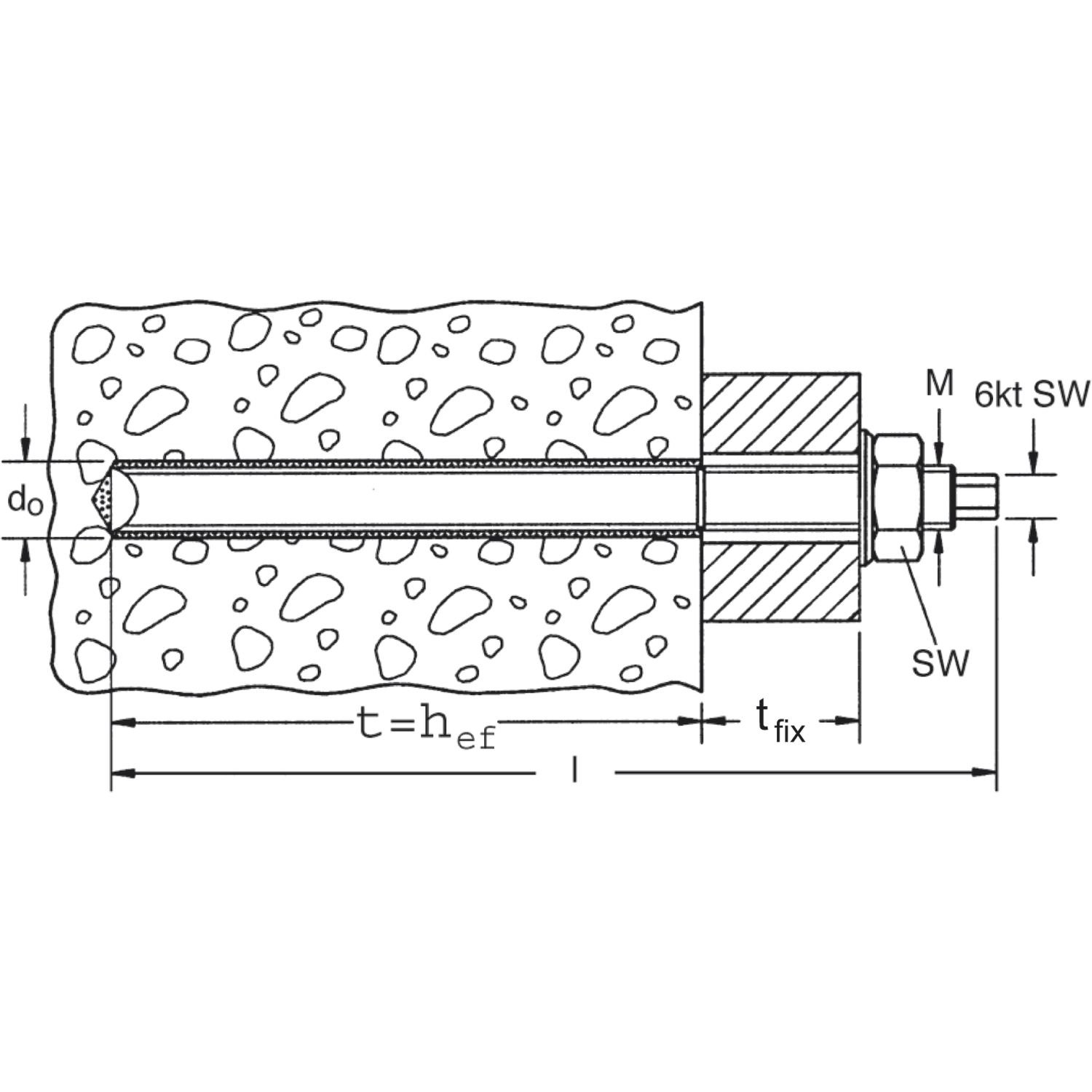 fischer - Varilla Rg M 8X110 / (Pac de 10 Uds), 50256