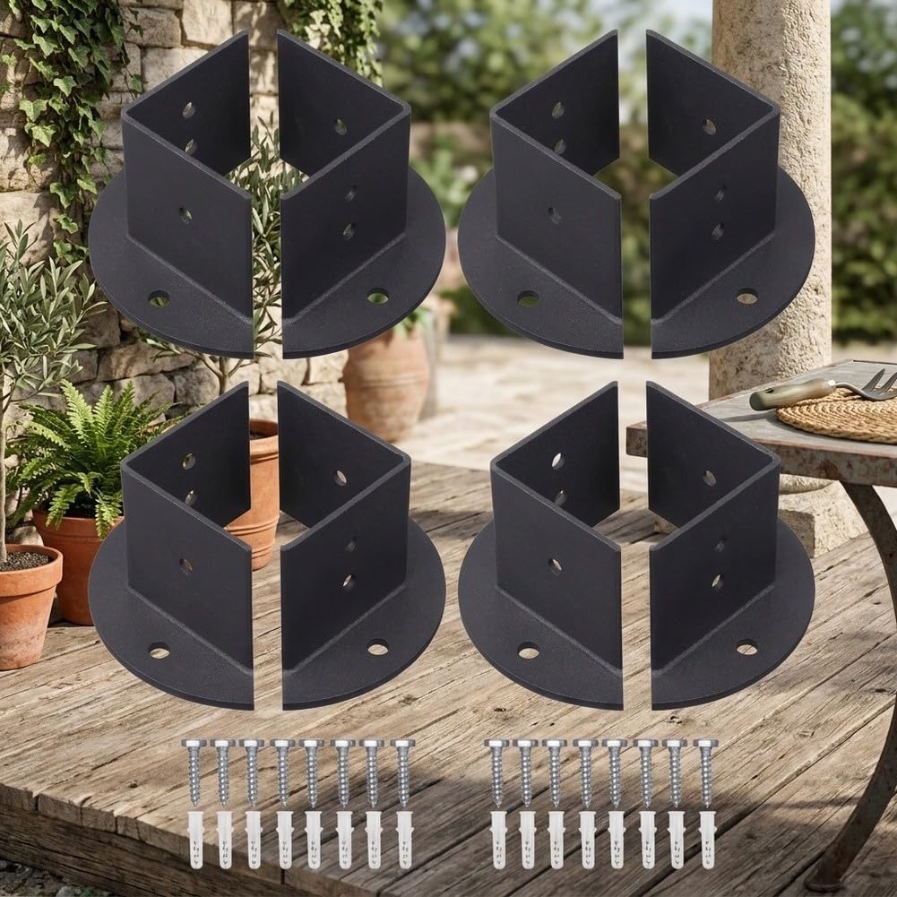 Wobble-Free Deck Staffa regolabile per 2x2 per legno 4x4 senza oscillazioni